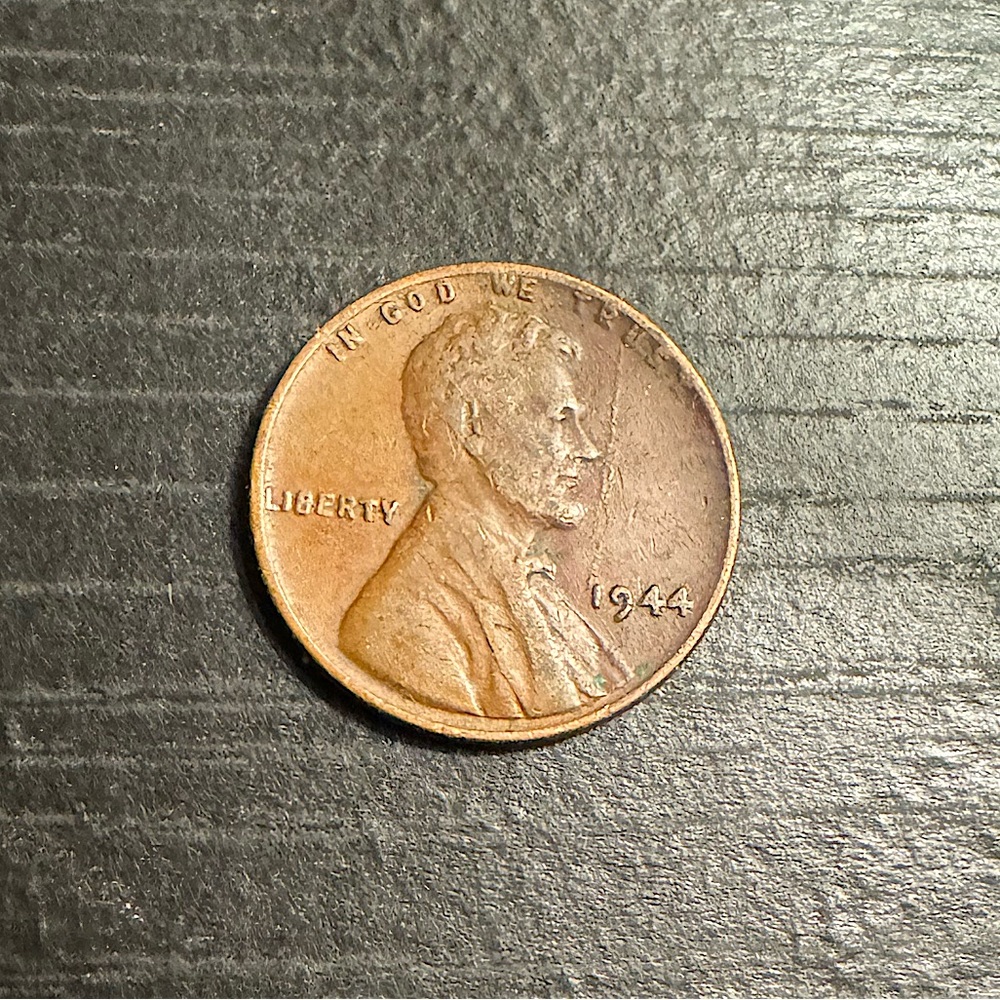 1944 No Mint Mark Wheat Penny